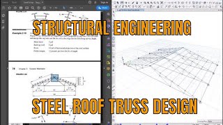 Steel Roof Truss Design using Etabs tutorial