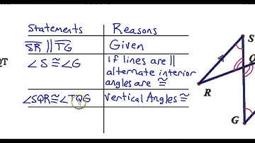 Day 12   Test C   #7 and #8   Proving Triangles Similar Statements, Reasons