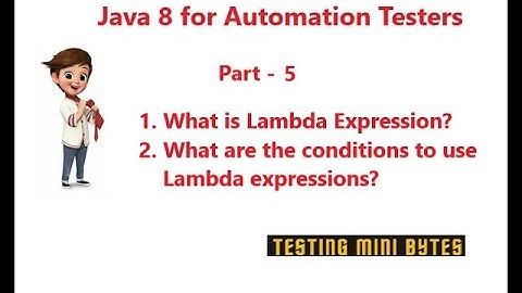Java 8 for Automation Testers - Part 5 - What is a Functional Interface ?