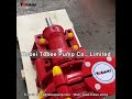 Tobee® 1 5x1B AH Pump with Mechanical Seal and Chinese Red  #slurrypump #sandpump #electricpump