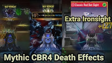 Mythic CBR4 Death Effects & Red Dot Attachment
