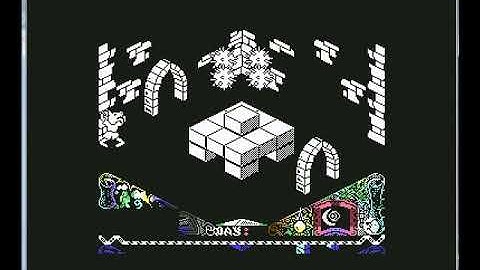 Knight Lore - Commodore 64 - emulador CCS64 v3.8