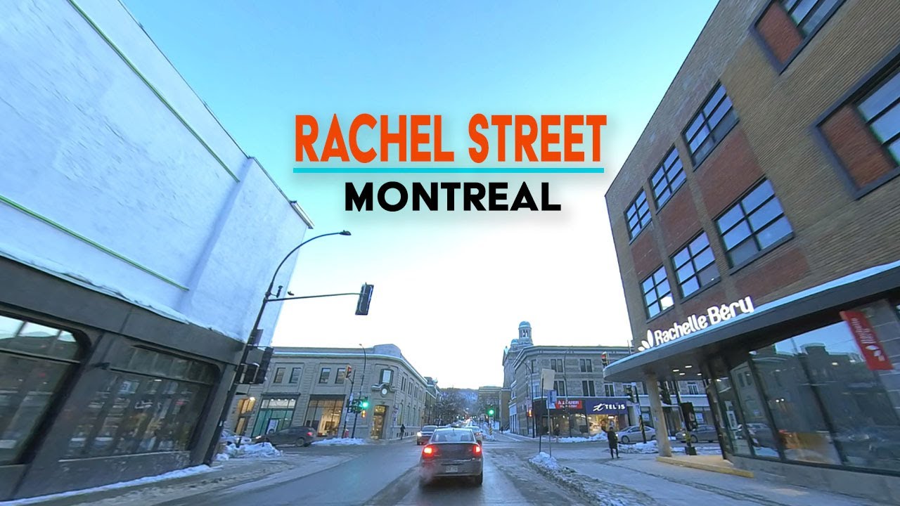 [ 4k Video ] Montreal Drive - Rachel Street