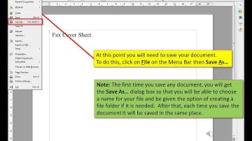 Open Office Writer Tutorial Sample