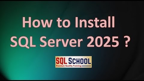 Hoe SQL Server 2025 te installeren I #sqlschool #sqlserver #sql