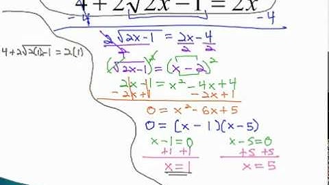 Equations with Radicals - Isolate Radical (part 1) - YouTube.mp4