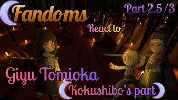 Fandoms react to GIYU (Kokushibo