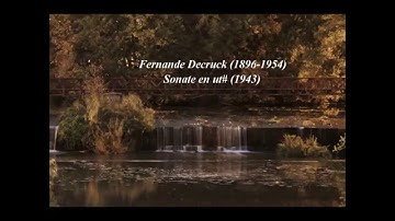 Fernande Decruck: Sonate en ut#, 1. ‘Tres modéré, expressif’