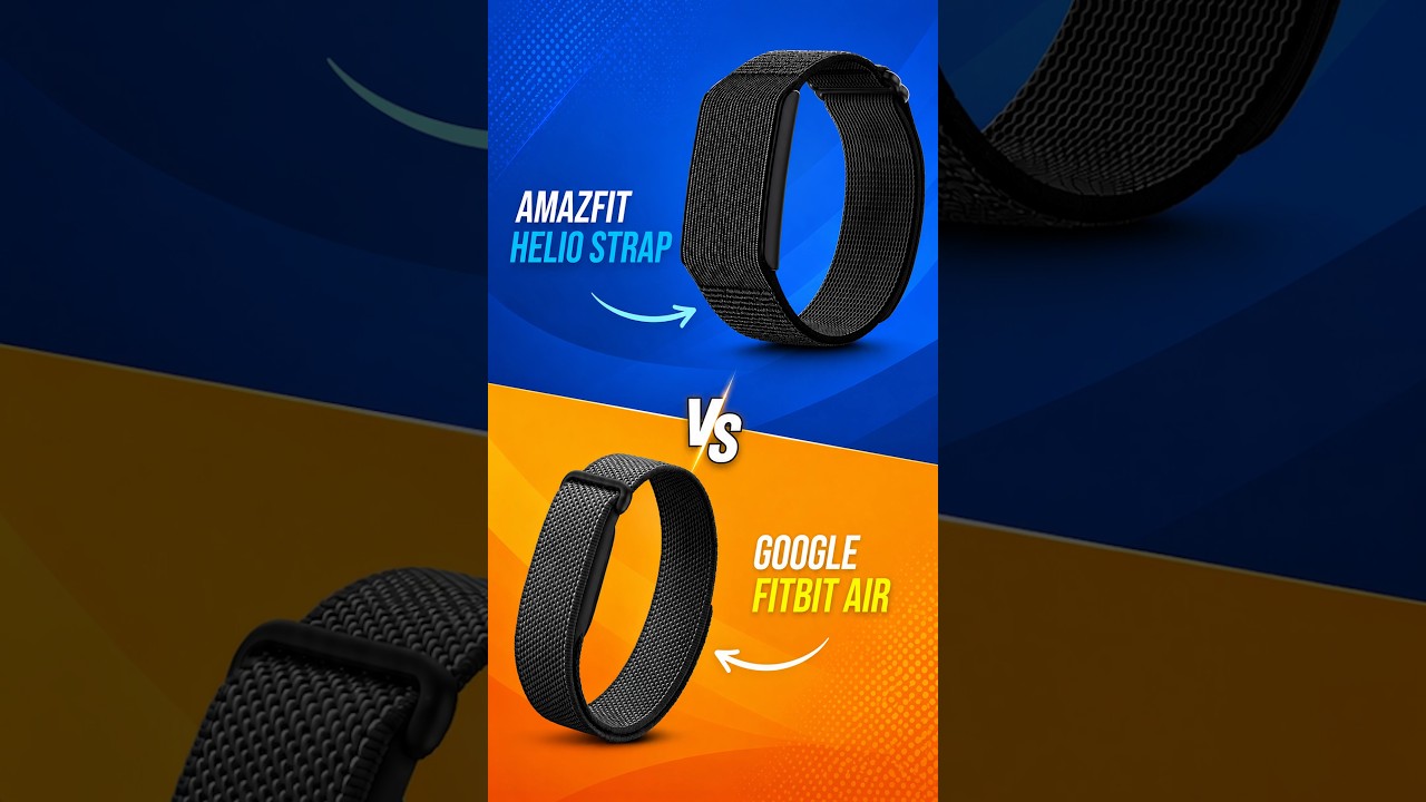 Google Fitbit air vs Amazfit Helio Strap!