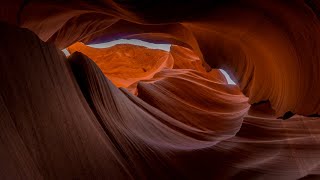 No-Frame Desert Cave TV Art | Landscape Photography TV Wallpaper | TV Art Home Decor