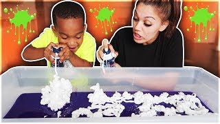 DIY Giant Fluffy Nickelodeon Slime  DJ&#39s Clubhouse