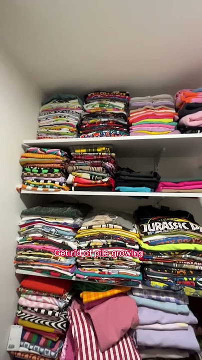 Pembersihan lemari yang SANGAT memuaskan! #memuaskan #closettour #pakaian #pembersihan #pengorganisasian #gaya
