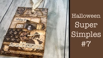 Halloween Super Simple #7: QUICK Flip-Through for a GORGEOUS Witch-Themed Junk Journaling Folio