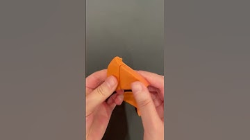 Squid Game Orange Triangle Polymer Clay Dalgona Cookie Challenge #shorts #squidgame #dalgona