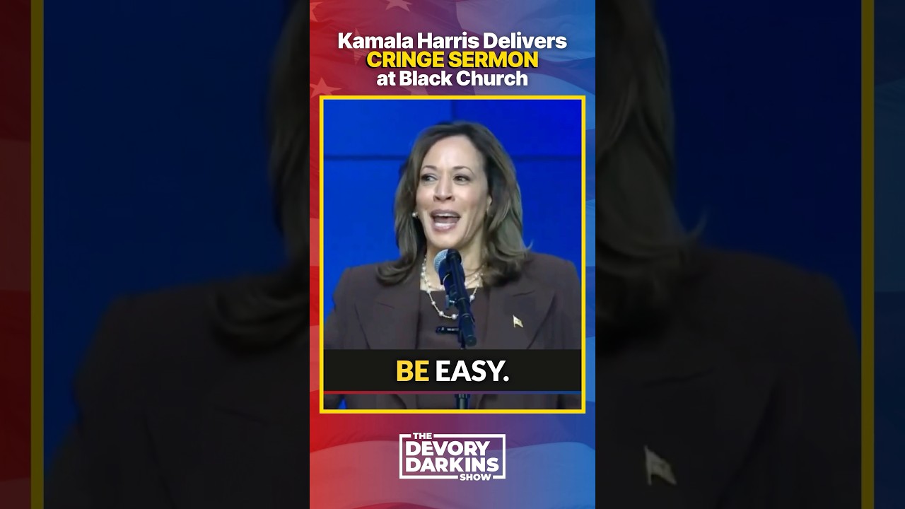 Камала Харрис произносит шокирующую проповедь в черной церкви!