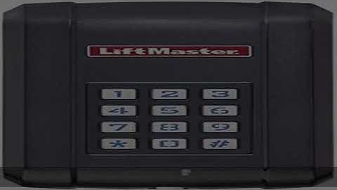 LiftMaster KPW5 Wireless 5 Code Commercial Keypad