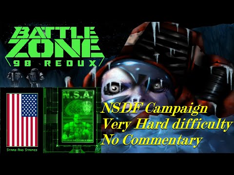 [Longplay, No Commentary] Battlezone 98 Redux (PC, 2016) Part 1/2 NSDF Very Hard Play-through