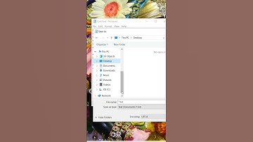 how to save html file in notepad #html #shorts #ytshorts