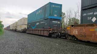 CSX Stack Train Weedsport, NY 6/14/26 vid 1 of 2