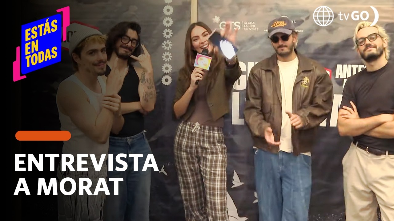 Estás en Todas: Natalie Vértiz tuvo encuentro exclusivo con Morat (HOY)