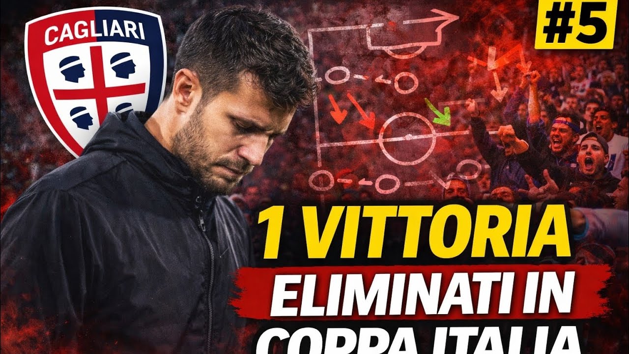 CRISI CAGLIARI?! 😱 1 VITTORIA E FUORI DALLA COPPA