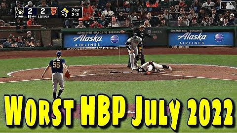 MLB \\ Worst Hit By Pitch July 2022 part 2
