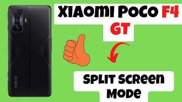 Xiaomi POCO F4 GT Split Screen Mode || Split Screen || Split Screen Display