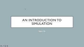 Continuous, Discrete Event, and Monte Carlo Simulation Overview