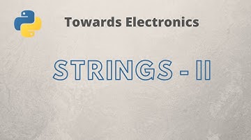 String Manipulation in Python - II