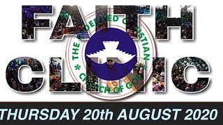 RCCG AUGUST 20th 2020 FAITH CLINIC | GOD IS ON YOUR CASE screenshot 3
