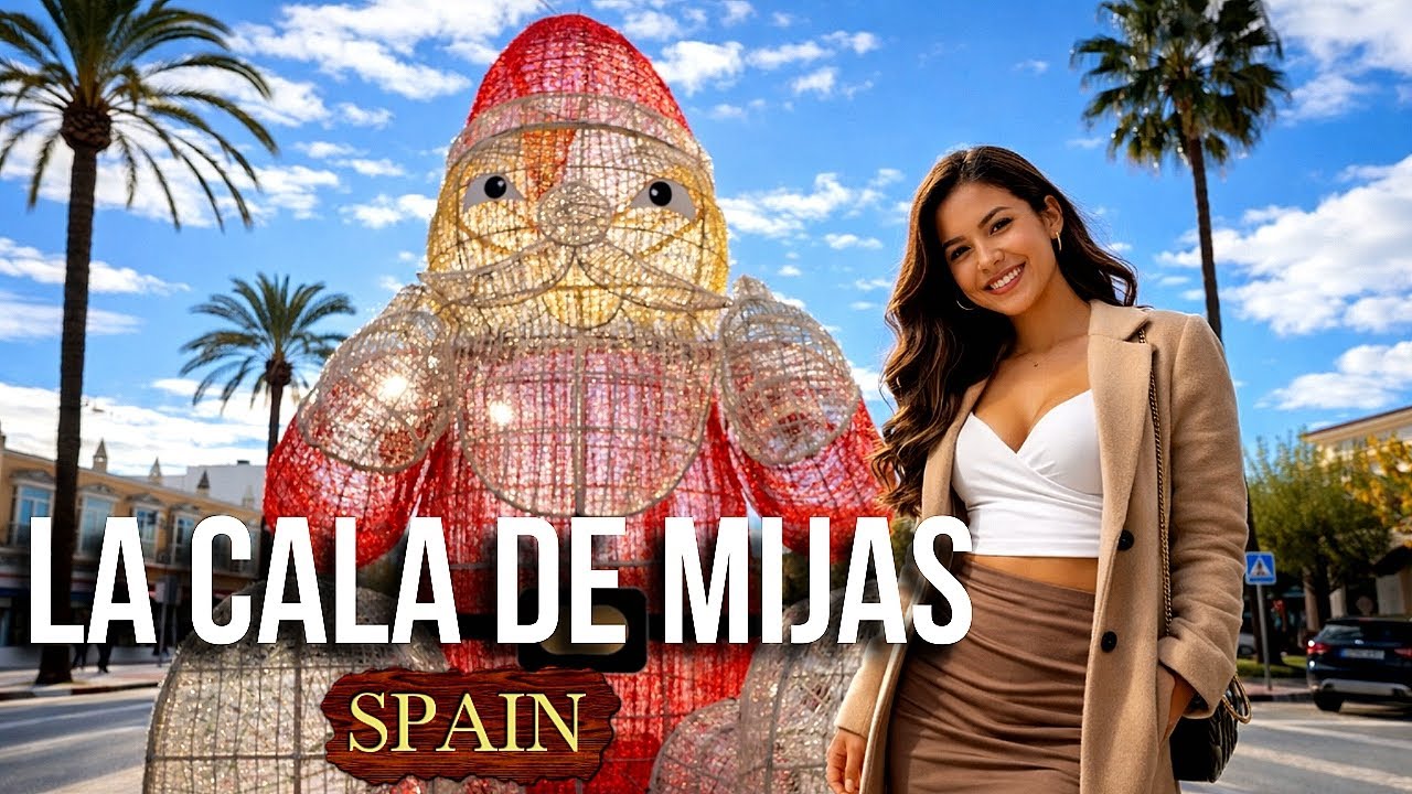 LA CALA DE MIJAS SPAIN RELAXING WALK CHRISTMAS SEASON DAYTIME JANUARY 2026 COSTA DEL SOL ANDALUCÍA