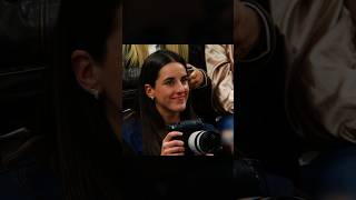 Caitlin Clark watching Bronny & his Dad 🔥