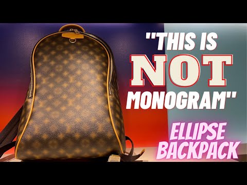 LOUIS VUITTON Limited Edition Monogram Blurry Ellipse Backpack