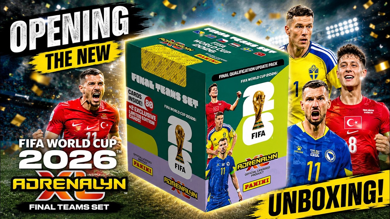 2026FIFAワールドカップFINAL記念セット FIFA WORLD CUP 2026™ Adrenalyn XL™ Final Teams Set UNBOXING! | 80