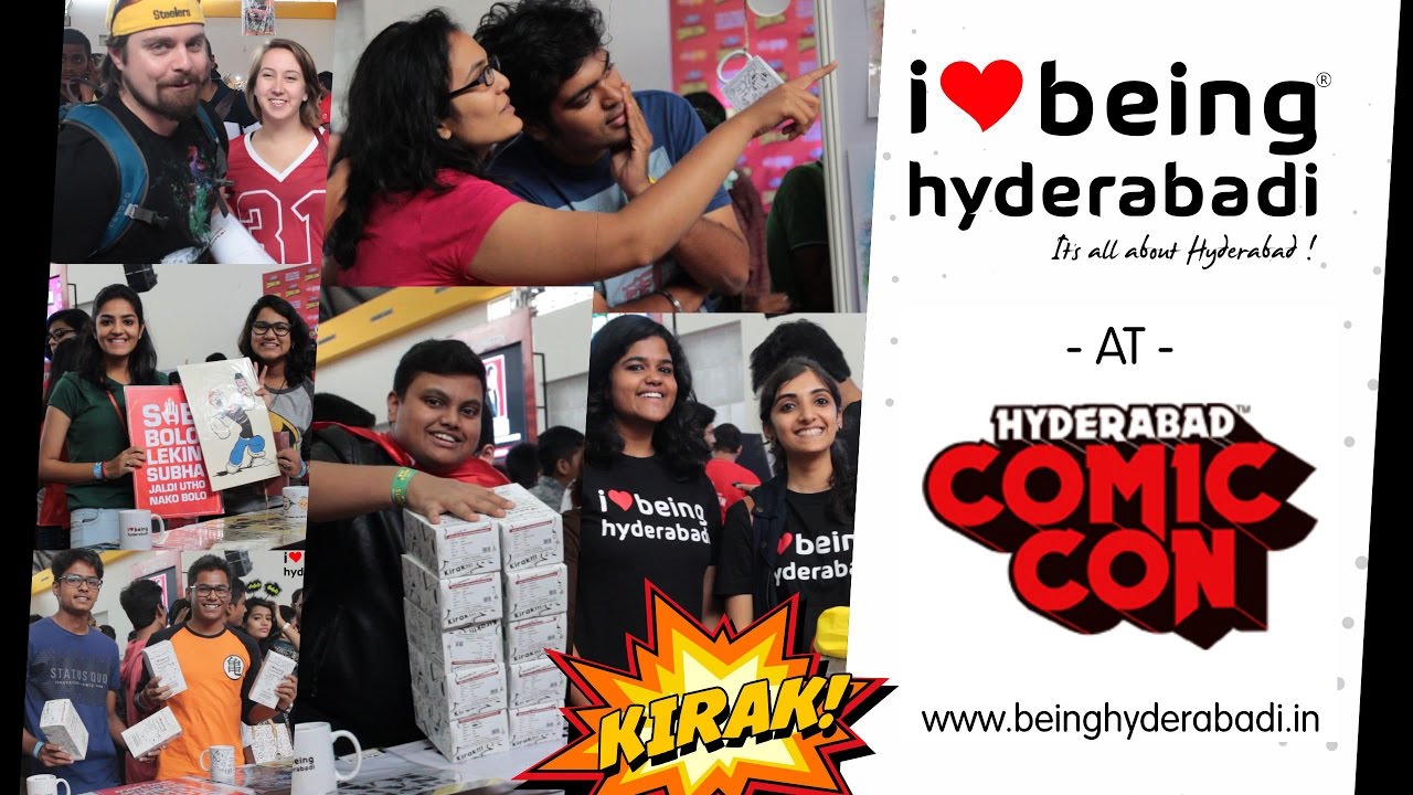 I LOVE BEING HYDERABADI @ HYDERABAD COMIC CON  !