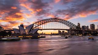 Sydney city timelapse, Sydney Opera House and Harbour Bridge 🌆  No Copyright – Time Lapse