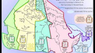 Time Zones of Canada