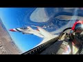 US Thunderbird Pilots Spin Powerful F-16 Jets During Extreme Aerial Stunts