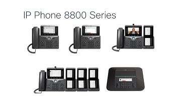 Cisco IP Phone 8800 Series with Multiplatform Firmware