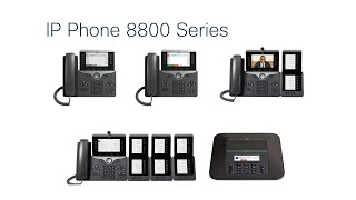 Cisco IP Phone 8800 Series with Multiplatform Firmware