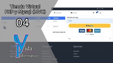04 Tienda virtual PHP y MySQL - listar categorias