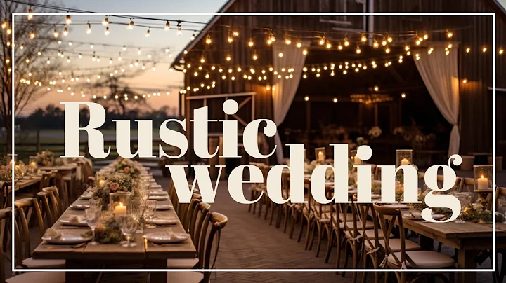 Rustic Wedding Decorations 🌾 |  2024 Wedding Decorations & Ideas