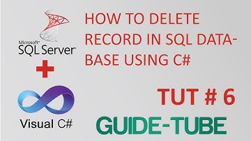 How to Delete Record in SQL Database using C# | Tut # 6