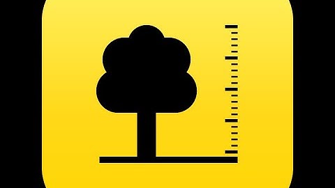 Measuring tree height by MobileForester
