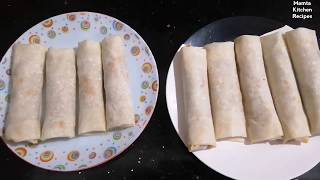 बाजार बंद है घर पर ही बना लीजिए वेज स्प्रिंग रोल रेसिपी | veg spring roll recipe | spring roll ??