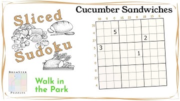 Sliced Sudoku Puzzle Pack : Cucumber Sandwiches by randall