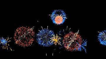 Maya particles : fireworks