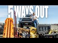 5 ways to get unstuck while solo off roading  overlanding