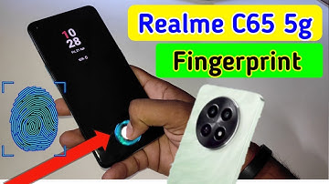 Realme c65 display fingerprint setting/Realme c65 5g fingerprint screen lock/fingerprint sensor