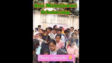 Atul Maheshwari Scholarship (amar ujala foundation) students crowd #shorts #students #scholarship